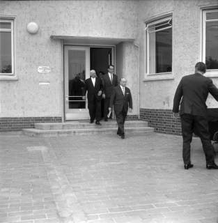 ARH BA 2396, Flughafen, Langenhagen - Besuch von MP Diederichs und Baustelle der neuen Startbahn, 1965