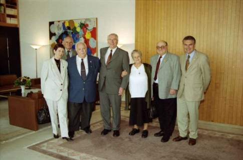 ARH BA 2782, LT-Präs. Wernstedt empfängt LR Arndt und Benny Gurfinkel, 2001