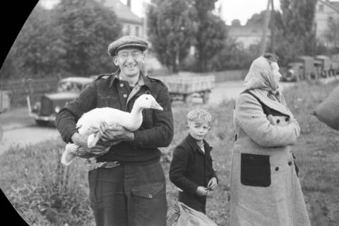 ARH NL Dierssen 0127/0007, Flüchtlingszug via Schleswig-Holstein kommend, 1948