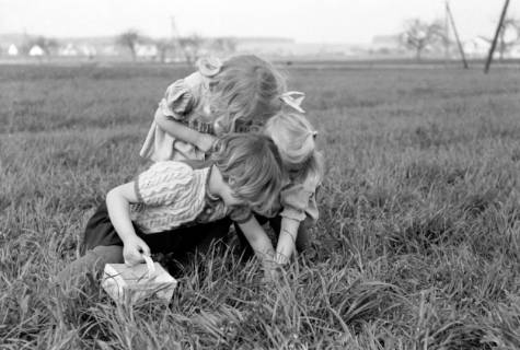 ARH NL Dierssen 0156/0017, Ostereiersuchen - Kinder von Familie Fröhlich, 1949