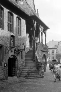ARH NL Dierssen 0200/0013, Polizei-Ausflug: Rathaus in Goslar, 1949