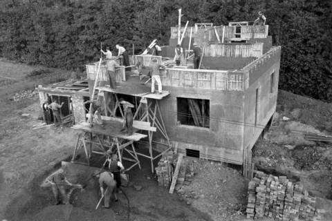 ARH NL Dierssen 0206/0010, Richtfest Selbsthilfe, 1949