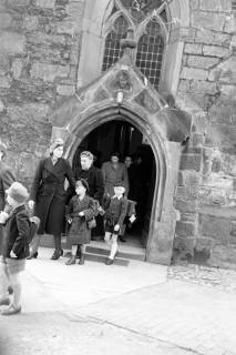 ARH NL Dierssen 1017/0009, Umzug der Schulanfänger, 1950