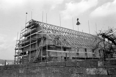 ARH NL Dierssen 1082/0007, Richtfest Katholische Kirche, Springe, 1950