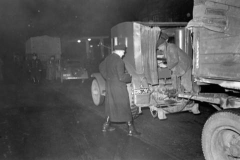 ARH NL Dierssen 1090/0016, Nächtliche Verkehrskontrolle, Thiedenwiese, 1950