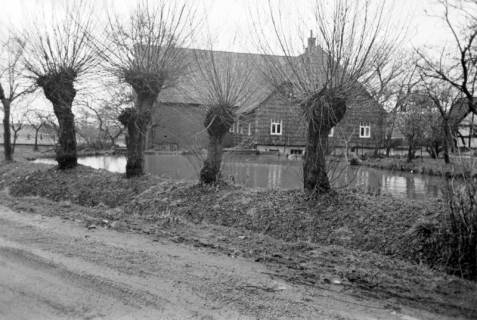 ARH NL Dierssen 1097/0014, Außenansicht Hammerschmiede, Meinsen, 1950