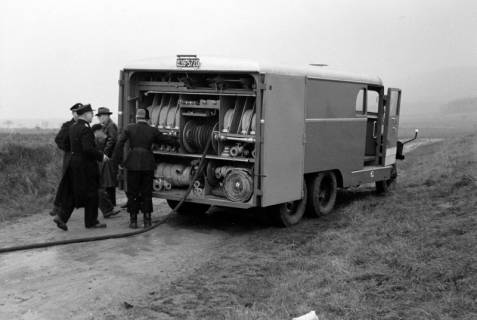 ARH NL Dierssen 1162/0016, Löschübung mit dem neuen Tanklöschfahrzeug, Springe, ohne Datum