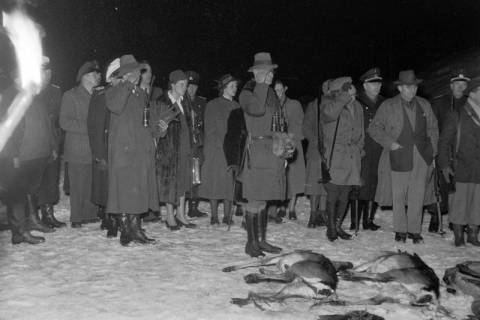 ARH NL Dierssen 1225/0006, "Diplomaten-Jagd", Springe, 1953