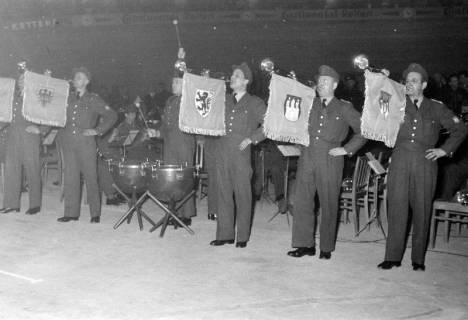 ARH NL Dierssen 1225/0024, "Fest der Sportpresse": Posaunisten, Hannover, 1953