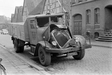 ARH NL Dierssen 1235/0030, Kaputter LKW, Springe, 1953