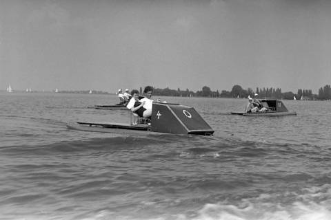 ARH NL Dierssen 1246/0003, Tretboote, Steinhuder Meer, 1953