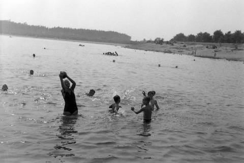 ARH NL Dierssen 1248/0017, Badende im Blauen See, Garbsen, 1953