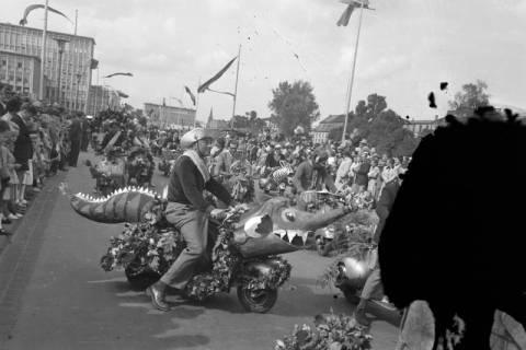 ARH NL Dierssen 1264/0019, Blumenkorso, Hannover, 1953