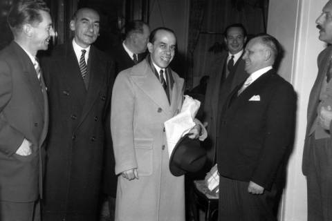 ARH NL Dierssen 1270/0009, Besuch des spanischen Landwirtschaftsministers Rafael Cavestany y de Anduaga, Hannover, 1953