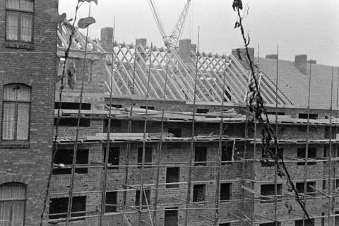 ARH NL Dierssen 1292/0015, Versuchsaufnahme im Büro, Hannover, 1954
