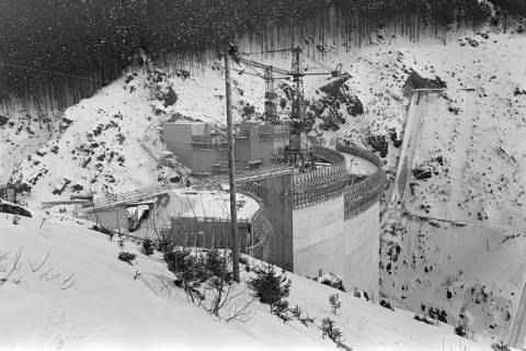 ARH NL Dierssen 1302/0021, Bau der Okertalsperre, Schulenberg im Oberharz, 1955