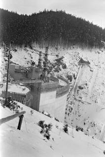 ARH NL Dierssen 1302/0022, Bau der Okertalsperre, Schulenberg im Oberharz, 1955