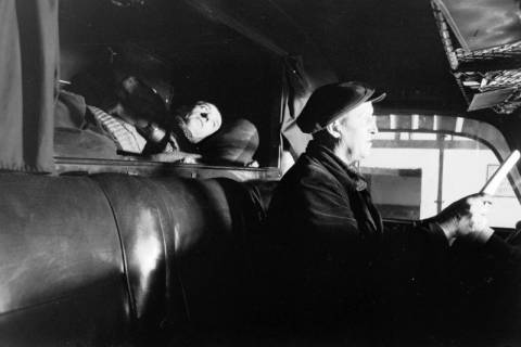 ARH NL Dierssen 1305/0020, Henschel-LKW mit Schlafkoje, Letter, 1955