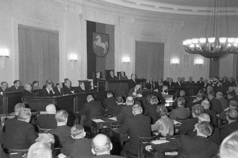 ARH NL Dierssen 1308/0007, Landtagssitzung des Landes Niedersachsen, Hannover, 1955