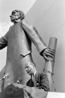 ARH NL Dierssen 1312/0007, Schlesiertreffen: Kundgebung, Hannover, 1955