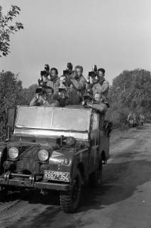 ARH NL Dierssen 1338/0023, Manöver Bundesgrenzschutz, Mandelsloh, 1955