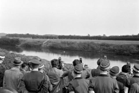 ARH NL Dierssen 1339/0015, Manöver Bundesgrenzschutz, Mandelsloh, 1955