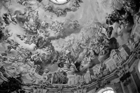 ARH NL Dierssen 1346/0009, Klosterkirche, Ettal, 1956