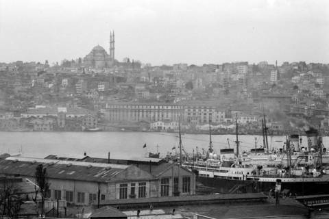 ARH NL Dierssen 1348/0035, Blick über das Goldene Horn, Istanbul, 1956