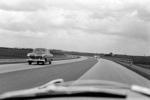ARH NL Dierssen 1386/0009, Caltex Economy-Test: Autobahn, Dänemark, 1957