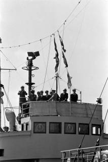 ARH NL Dierssen 1395/0022, Marinemanöver: An Bord, Kiel, 1957