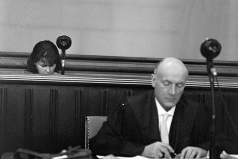 ARH NL Dierssen 1402/0002, Prozess gegen Gerhard Popp, Inge Marchlowitz und Ewald Melzer, Hannover, 1959