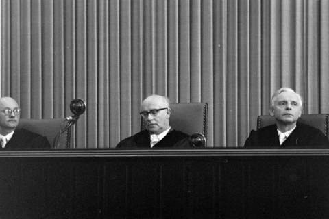 ARH NL Dierssen 1402/0005, Prozess gegen Gerhard Popp, Inge Marchlowitz und Ewald Melzer, Hannover, 1959