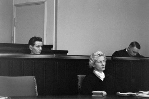 ARH NL Dierssen 1402/0008, Prozess gegen Gerhard Popp, Inge Marchlowitz und Ewald Melzer, Hannover, 1959