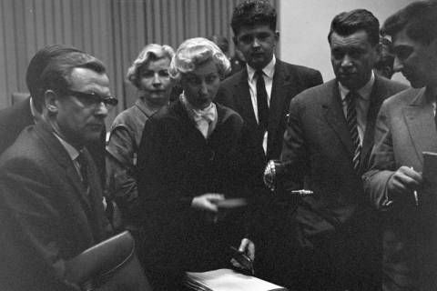 ARH NL Dierssen 1402/0016, Prozess gegen Gerhard Popp, Inge Marchlowitz und Ewald Melzer, Hannover, 1959