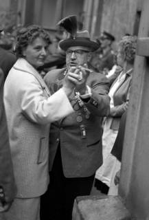ARH NL Dierssen 1406/0024, Schießsport-Abteilung des Polizei-Sportverein Hannover am Tag des Schützenausmarsches, Hannover, 1960