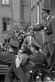 ARH NL Dierssen 1406/0025, Schießsport-Abteilung des Polizei-Sportverein Hannover am Tag des Schützenausmarsches, Hannover, 1960