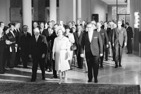 ARH NL Dierssen 1491/0009, Staatsbesuch der britischen Königin Queen Elisabeth II., Hannover, 1965