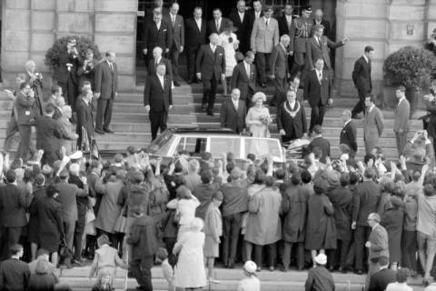 ARH NL Dierssen 1493/0016, Staatsbesuch der britischen Königin Queen Elisabeth II., Hannover, 1965