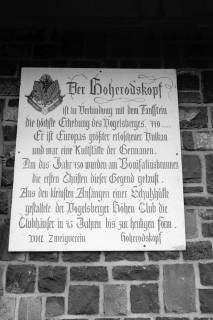 ARH NL Dierssen 1543/0004, Schild Hoherodskopf, Ilbeshausen, 1966