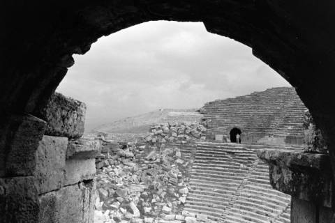 ARH NL Dierssen 1563/0002, Theater von Hierapolis, Pamukkale, 1967