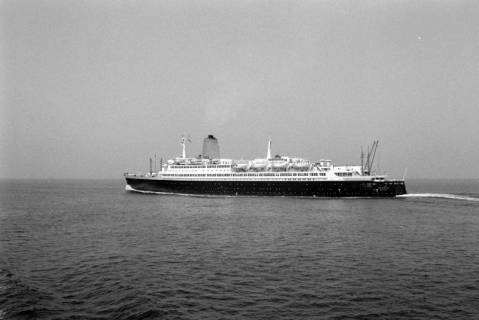 ARH NL Dierssen 1597/0010, Bordaufnahme vom Kreuzfahrtschiff "Regina Maris", Norwegen, 1968