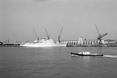 ARH NL Dierssen 1597/0019, Bordaufnahme vom Kreuzfahrtschiff "Regina Maris", Norwegen, 1968