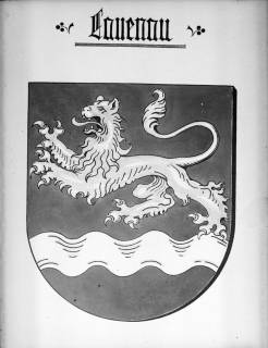ARH NL Dierssen G 12, Gemeindewappen Lauenau, 1949