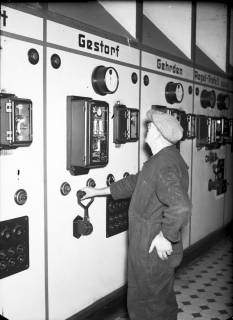 ARH NL Dierssen G 101, Stromabschaltungen im Elektrizitätswerk, Rethen, 1949