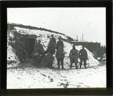 ARH NL Kageler 101, 1. Weltkrieg, Eingang zur Stellung, Abaucourt, Frankreich, zwischen 1914/1918