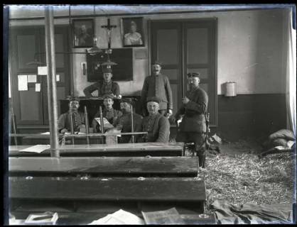 ARH NL Kageler 155, 1. Weltkrieg, Wachstube in Maizières-lès-Metz, Frankreich, zwischen 1914/1918