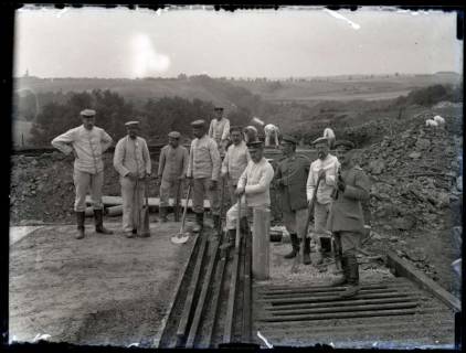 ARH NL Kageler 177, 1. Weltkrieg, Unterstandsdeckung (Schienen), Frankreich, zwischen 1914/1918