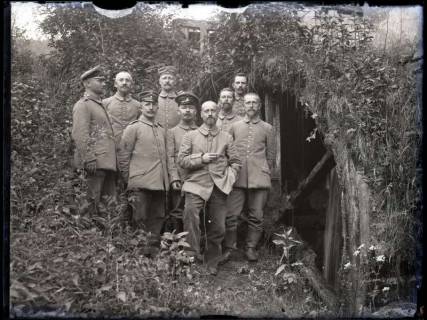 ARH NL Kageler 198, 1. Weltkrieg, neun Lehrer, Gravelotte, Frankreich, zwischen 1914/1918