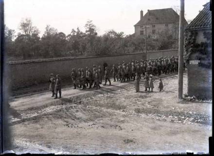 ARH NL Kageler 233, 1. Weltkrieg, Soldatenbegräbnis in Secourt, Frankreich, zwischen 1914/1918