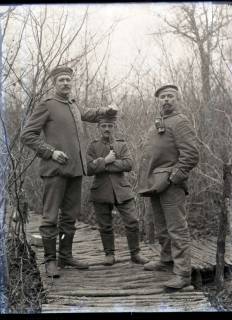 ARH NL Kageler 238, 1. Weltkrieg, Soldaten "Der Größte, der Kleinste und der Dickste", Frankreich, zwischen 1914/1918